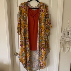 NWT Topper, Ruana w Tee.